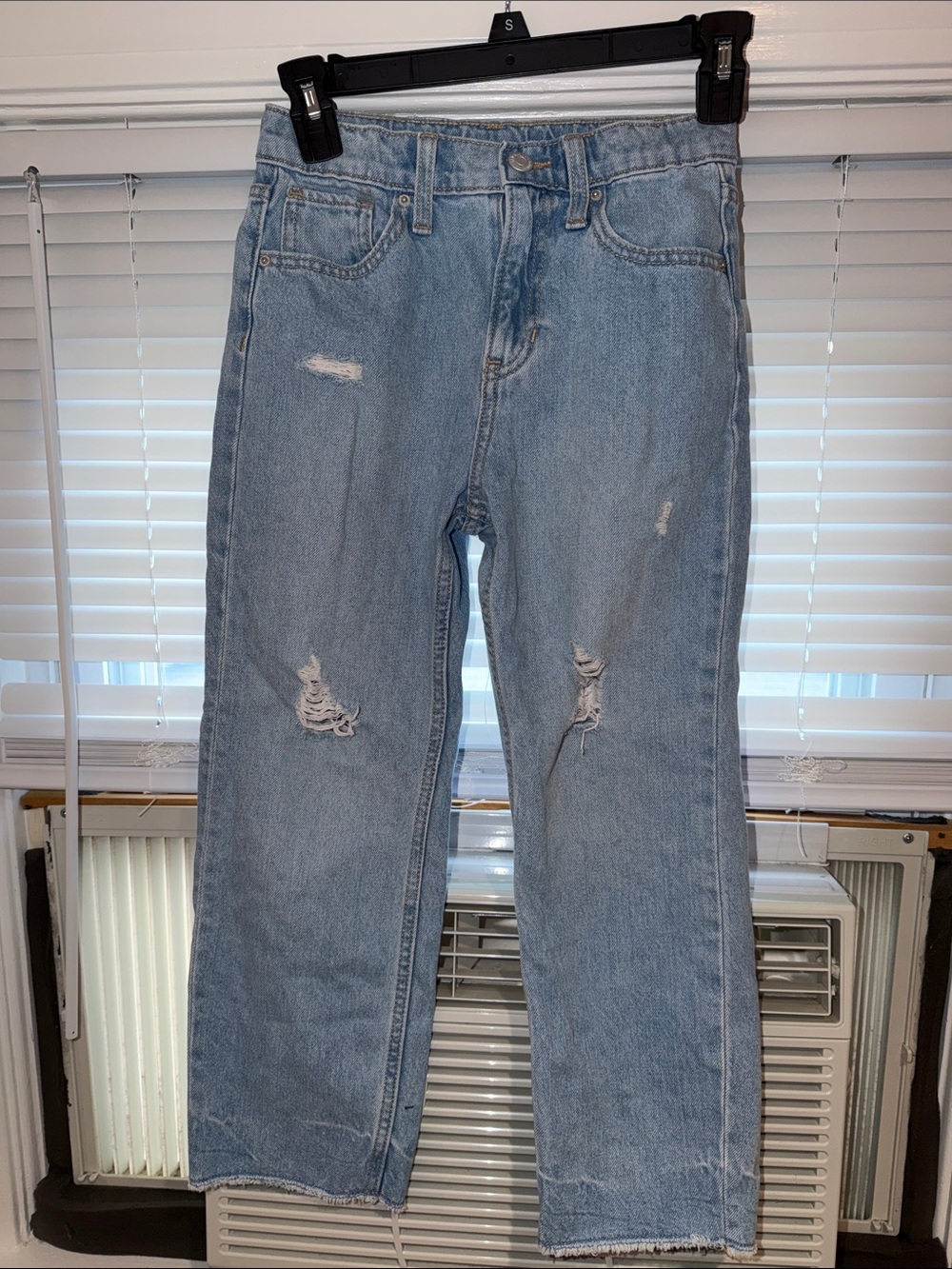 Old Navy Light Blue Distressed Kids Jeans